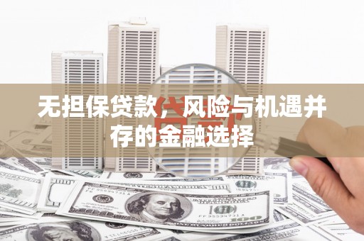 莱城无担保贷款，风险与机遇并存的金融选择