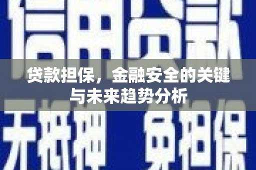 信州贷款担保，金融安全的关键与未来趋势分析