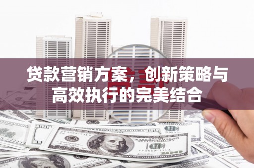 安乐贷款营销方案，创新策略与高效执行的完美结合