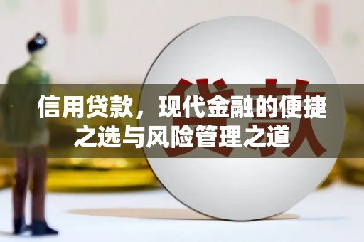 屯溪信用贷款，现代金融的便捷之选与风险管理之道