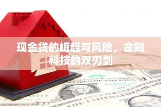 灵石现金贷的崛起与风险，金融科技的双刃剑