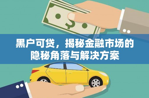 凌源黑户可贷，揭秘金融市场的隐秘角落与解决方案