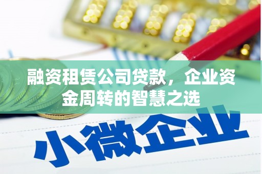 台南融资租赁公司贷款，企业资金周转的智慧之选