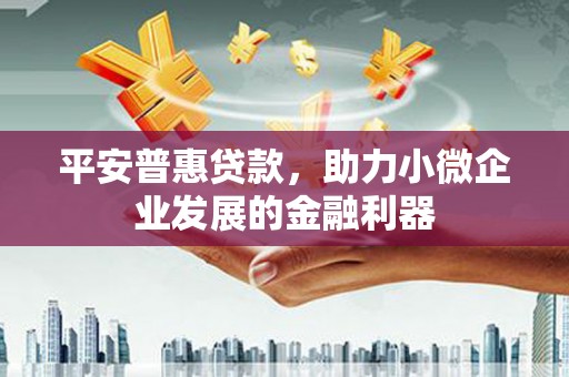 元长平安普惠贷款，助力小微企业发展的金融利器