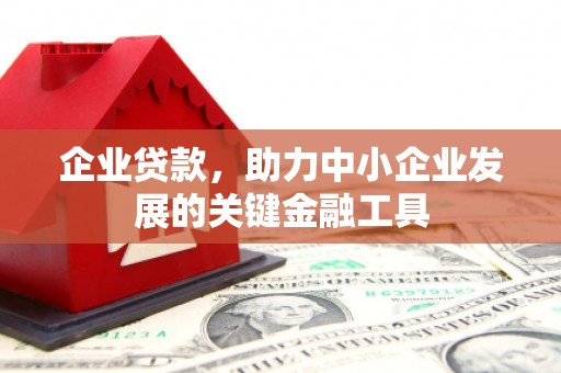 贵德企业贷款，助力中小企业发展的关键金融工具
