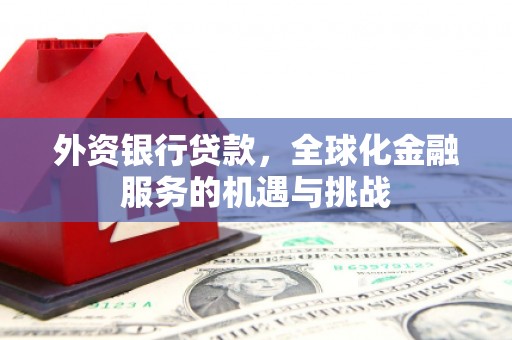 中西区外资银行贷款，全球化金融服务的机遇与挑战