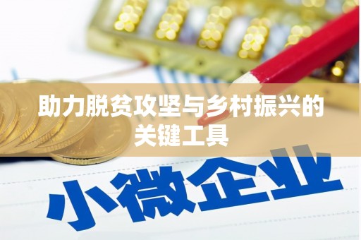 台南助力脱贫攻坚与乡村振兴的关键工具